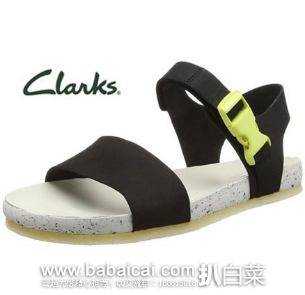 英国亚马逊：Clarks 其乐 Originals经典系列 女士真皮平底凉鞋 （原价£60，现降至£30），直邮退税后实付£25