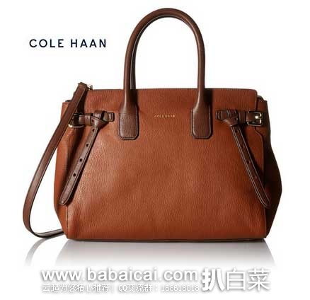 Cole Haan 可汗 女士真皮挎包  原价$300，现售价$123.44