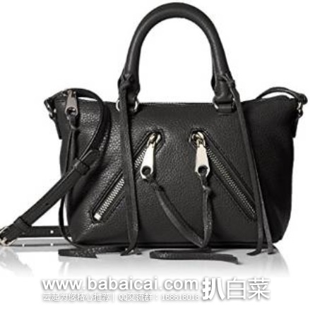 Rebecca Minkoff 瑞贝卡明可弗 Micro真皮单肩手提包 原价$195，现金盒特价$84.49，到手仅￥635