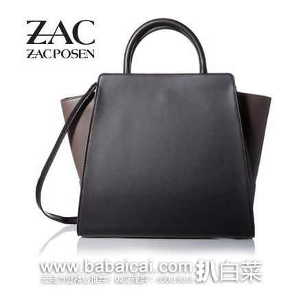 ZAC Zac Posen 扎克·珀森  Eartha 系列 女款 真皮蝙蝠包 原价$525，现3.2折售价$169.12