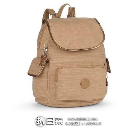 德国亚马逊：Kipling 吉普林 City Pack L 女士双肩包 背包 原价€100，现€49.95，直邮退税实付€41.98，直邮到手仅￥438