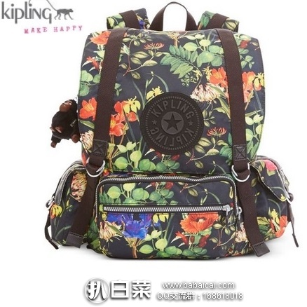 Kipling 吉普林 Joetsu 双肩背包 原价$149，现$58.97，到手￥460