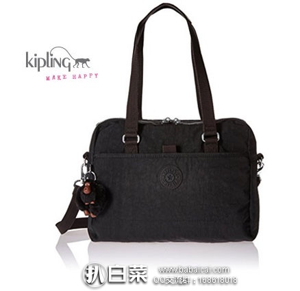 Kipling 吉普林 Devyn Satchel 手提斜挎包 原价$114，现历史新低$47.38，到手约￥375