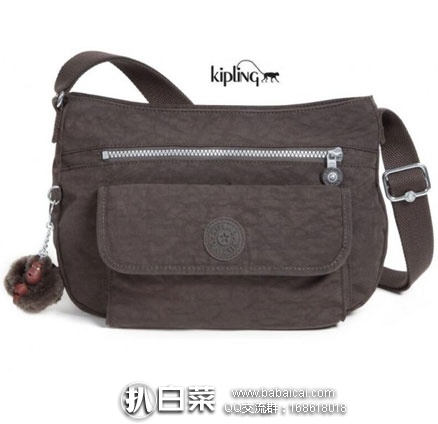 德国亚马逊：KIPLING 吉普林 Damen Syro 帆布挎包 现降至€26.84，直邮退税后€22.56