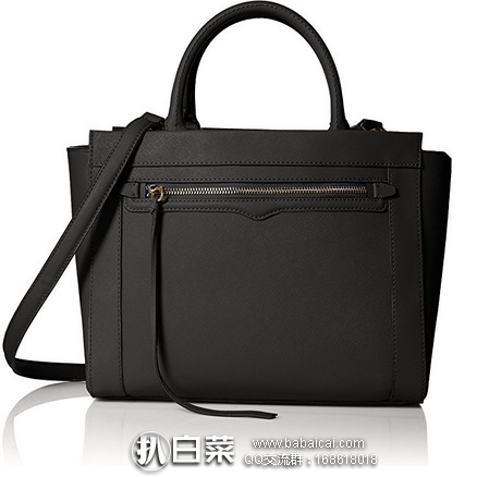 Rebecca Minkoff 瑞贝卡明可弗 Monroe 真皮斜挎手提包 原价$245，现历史新低$89，到手约￥720