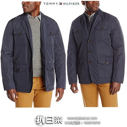 Tommy Hilfiger 汤米希尔费格 男士 夹克外套 原价$250，现降至1折$25.97