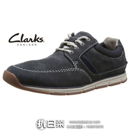 亚马逊海外购：Clarks 其乐 男士 4孔系带真皮休闲鞋  降至￥236.89