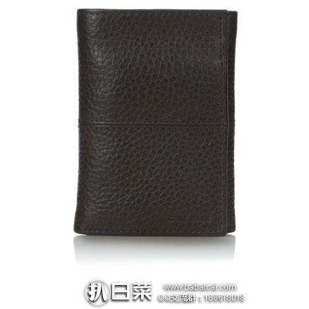 亚马逊海外购：Cole Haan 可汗 男士 真皮三折钱包  降至￥104.31