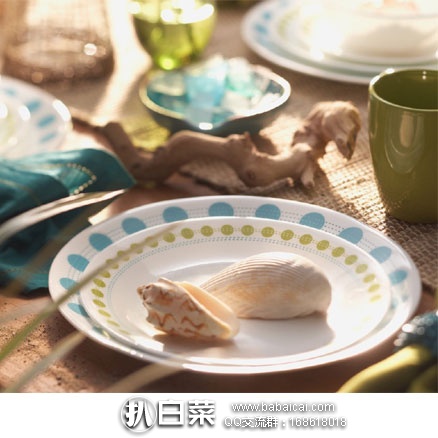 亚马逊海外购：CORELLE 美国康宁 白色餐具 16件套 现价￥205