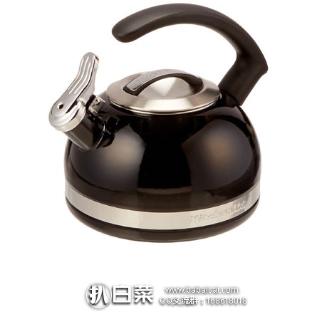 亚马逊海外购：KitchenAid 凯膳怡 珐琅热水壶  容量2L   降至￥245