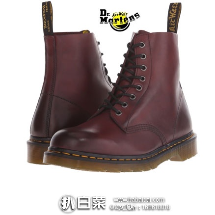 亚马逊海外购：Dr. Martens 女士8孔系带马丁靴 降至￥417.36元