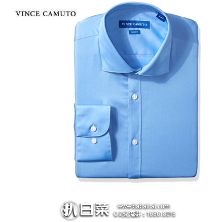 亚马逊海外购：VINCE CAMUTO 男士 纯棉修身素色衬衫 降至￥89元