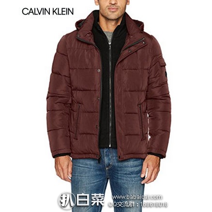 Amazon:Calvin Klein Alternative男士羽绒夹克 降至$62.99