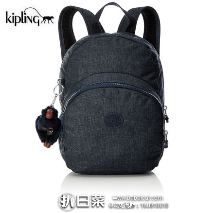 亚马逊海外购:Kipling 吉普林 Jaque 儿童双肩包 现售价¥242.67,免费直邮含税到手¥271.55