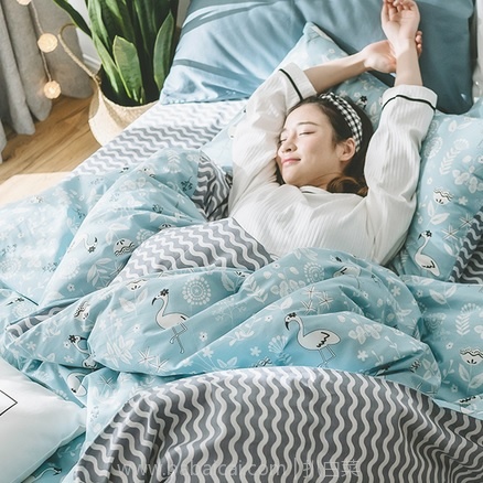 淘宝Taobao:ins 田园小清新纯棉床上四件套 多色多款可选,现¥218,领取=¥30优惠券实付¥188起包邮