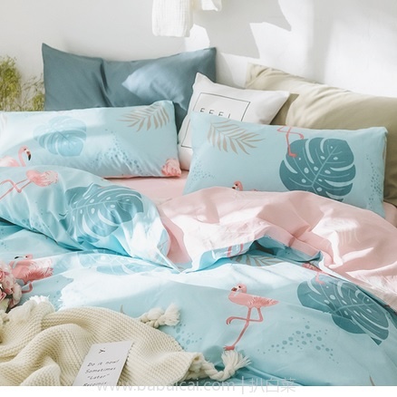 淘宝Taobao:ins 田园小清新纯棉床上四件套 多色多款可选,现¥218,领取=¥30优惠券实付¥188起包邮