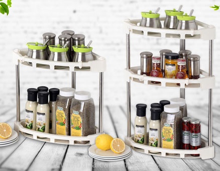 天猫商城:纳之洁 厨房浴室三角置物架 送挂钩 现价¥16.9,领取¥3优惠券,券后实付¥13.9包邮