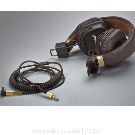 亚马逊海外购:Marshall 马歇尔 Major II 头戴监听耳机 褐色 特价¥355.04,直邮免运费,含税到手新低¥398