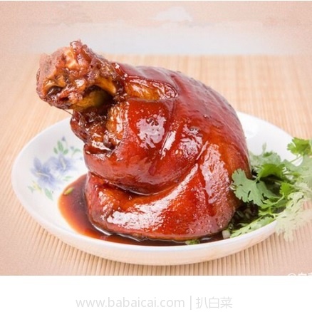 天猫商城:周庄特产 沈厅 沈万三家蹄 1000g/袋 特价¥39.9,领券减¥10实付¥29.8包邮