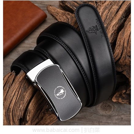 天猫商城:Hush Puppies 暇步士 男士真皮合金自动扣皮带 现¥119,领取¥40券,实付历史新低¥79包邮