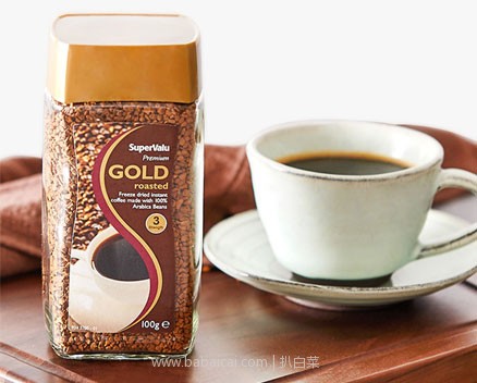 天猫商城:爱尔兰进口 supervalu 金牌速溶特浓黑咖啡粉100g*2瓶 现价¥75,领取¥35优惠券,实付¥40包邮包税