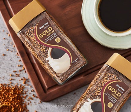 天猫商城:爱尔兰进口 supervalu 金牌速溶特浓黑咖啡粉100g*2瓶 现价¥75,领取¥35优惠券,实付¥40包邮包税