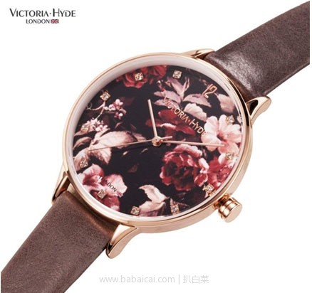 亚马逊海外购:VICTORIA HYDE 繁花盘面女士时装腕表 现价¥295.39,免费直邮,含税到手¥328.47