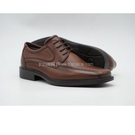 亚马逊海外购:Ecco 爱步 经典款 New Jersey新泽西 商务正装男皮鞋 降至¥496.14,直邮免运费,含税到仅¥552