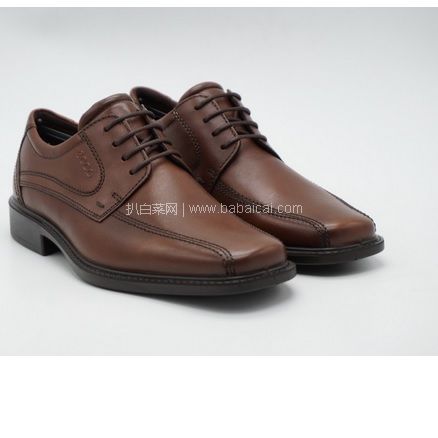 亚马逊海外购:Ecco 爱步 经典款 New Jersey新泽西 商务正装男皮鞋 降至¥496.14,直邮免运费,含税到仅¥552