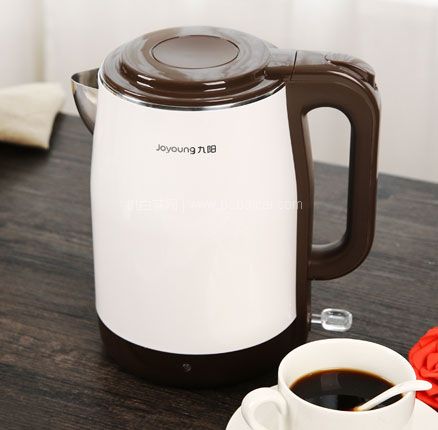 天猫商城:Joyoung 九阳 K17-F65 1.7L不锈钢家用电热水壶 现价¥99,叠加¥15优惠券,券后实付¥84包邮