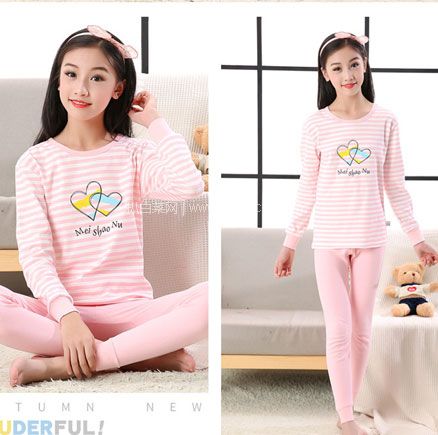 天猫商城:男女中大童款 纯棉保暖内衣套装(140~175码) 多款 现价¥44.8,领¥5优惠券,实付¥39.8包邮