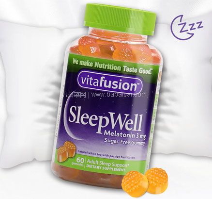 网易考拉海购:双12预售!Vitafusion 舒眠软糖60粒*3瓶 10元定金可减300元,实付 ¥147包邮包税