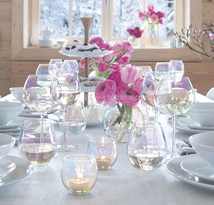 亚马逊海外购:LSA International 珍珠母贝玻璃香槟杯高脚杯 4个装 降至¥278.48,免费直邮,含税到手约¥303.82