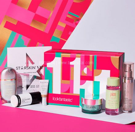 LookFantastic:LookFantastic 11.11狂欢礼盒(总价值超过¥2650元),免费直邮到手¥580元