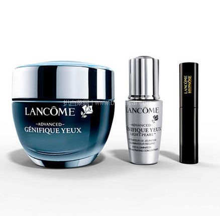 西班牙Perfume’s Club官网:LANCÔME 兰蔻 全新肌底发光眼霜套装(眼霜15ml+ 眼部精华液5ml+迷你睫毛膏2ml) 直降75折€42.42,凑单免费直邮到手¥332