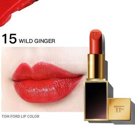 Bonpont:Tom Ford 汤姆福特 黑金黑管唇膏 3g #15 WILD GINGER 一件直邮到手¥209元包邮包税
