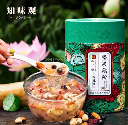 天猫商城：百年老字号，知味观 坚果水果藕粉 400g  双重优惠后￥24.9元包邮