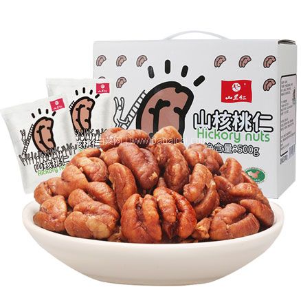 天猫商城:山里仁 有机认证 山核桃仁 500g/箱 现¥129,领¥60优惠券,券后新低¥59元包邮