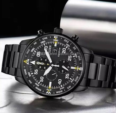 白菜!Citizen 西铁城 CA0695-84E 男士 三眼计时 光动能手表 ,免费直邮含税到手¥1309.7