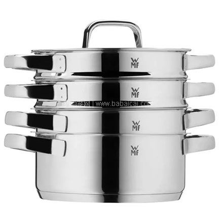 亚马逊海外购:WMF 福腾宝 Compact Cuisine系列 798046380 不锈钢锅具4件套 降至¥1337.82,免费直邮含税到手¥1459.56