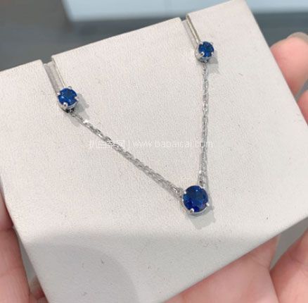 亚马逊海外购:降价!Swarovski 施华洛世奇 深蓝色项链耳钉套装,直邮含税到手¥447.09