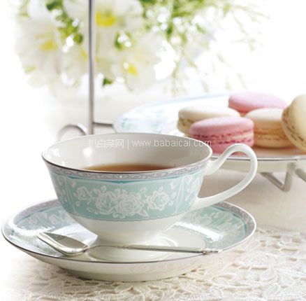 亚马逊海外购:NARUMI 鸣海 Grace Air 双人茶/咖啡杯碟套装,直邮含税到手¥238.89