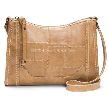 亚马逊海外购:FRYE Melissa Patchwork Zip Crossbody弗莱 女士真皮单肩斜挎包 原价8,直邮含税到手¥934.04