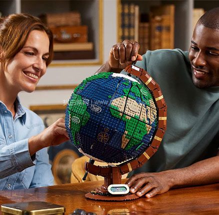 亚马逊海外购:LEGO 乐高 Ideas系列 21332 地球仪(2585个颗粒),直邮含税到手¥1220.92