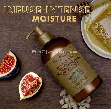 亚马逊海外购：Shea Moisture 麦卢卡蜂蜜玛芙拉油强化保湿护发素 384ml，直邮含税到手新低￥60.71