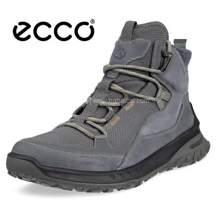新低!ECCO 爱步 ULT-trn系列 男士防水高帮减震登山鞋 多色多码,免费直邮含税到手¥778.4