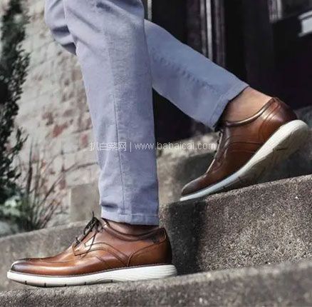 Rockport 乐步 Garett Wingtip 男士 真皮布洛克烤花牛津鞋,直邮含税到手¥604.25