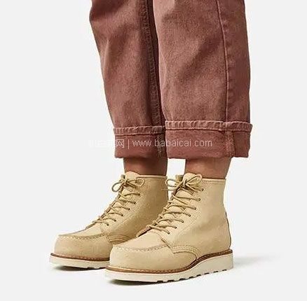美国产 Red Wing 红翼 3380 女士6英寸经典莫克工装短靴,直邮含税到手¥1619.77