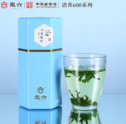 白菜！中华老字号 徽六 潜香600 雨前一级 六安瓜片绿茶茶叶 50g 券后￥20元包邮