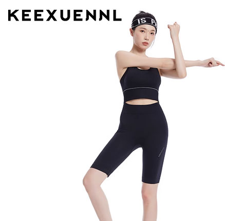 KEEXUENNL 珂宣尼 X7 闪电骑行裤夏季薄款五分瑜伽裤 新低29元包邮